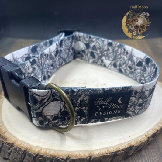 Phantom Skulls Dog Collar